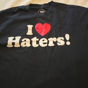 040126 I LOVE MY HATERS Funny sexy Hip Hop cool Humor T Shirt. Box 22t
